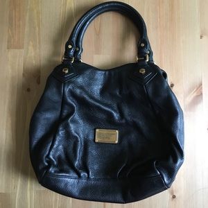 Marc Jacobs Black Leather Satchel